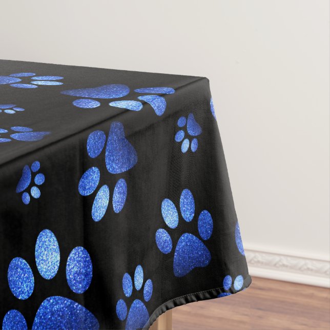 Nappe Nom personnalisé, pattes de chien de parties scint (In Situ)
