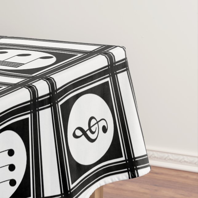 Nappe Notes musicales modernes et design motif (In Situ)