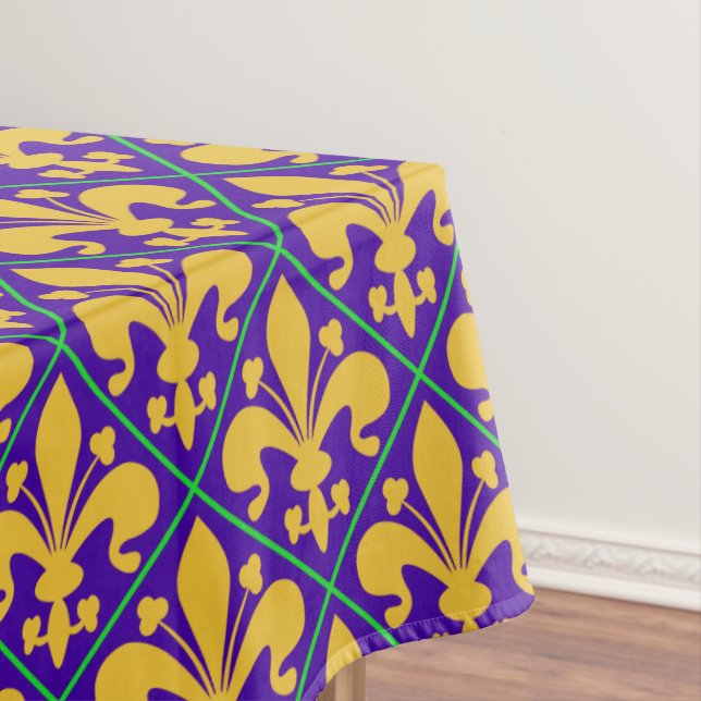 Nappe Nouvelle-Orléans Mardi Gras Fleur de Lis (In Situ)