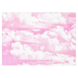 Nappe Nuages mous élégants décoratifs de rose de poudre