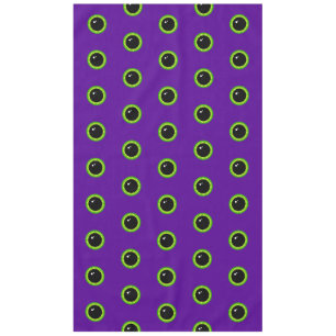 Nappe Oeil de monstre vert et violet amusant