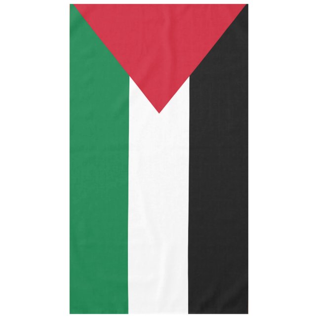 Nappe officiellement le drapeau de l'État de Palestine (Devant)