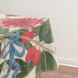 Nappe oiseaux Brown avec fleurs et papillon