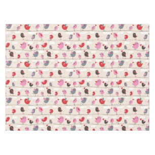 Nappe Oiseaux dans l'amour