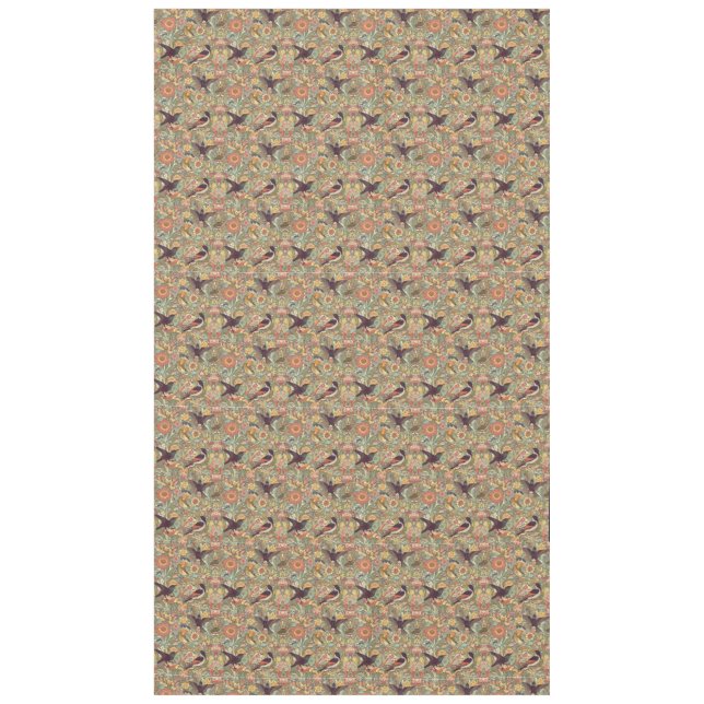 Nappe Oiseaux dans le jardin : William Morris Inspiré (Devant)