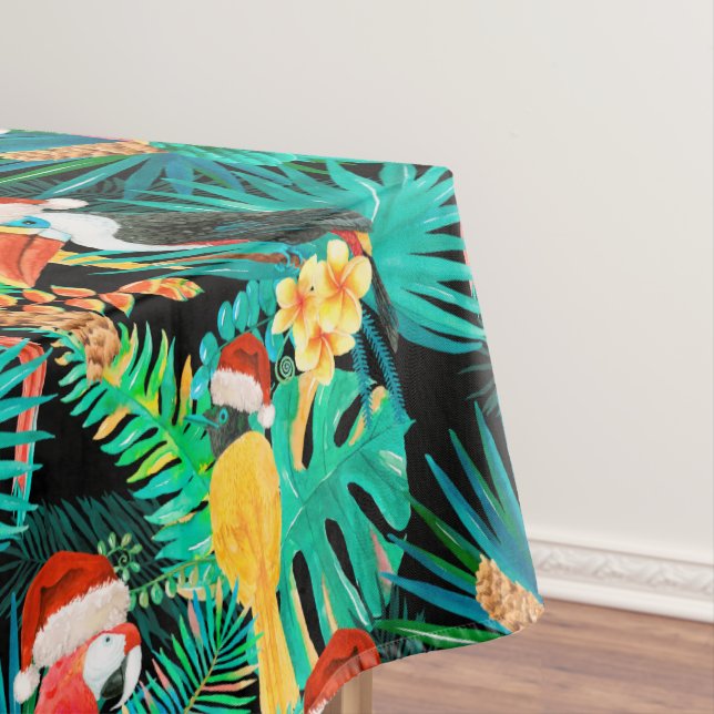 Nappe Oiseaux tropicaux de jungle de Mele Kalikimaka (In Situ)