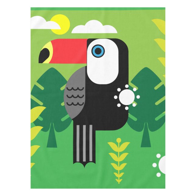 Nappe Oiseaux tropicaux du Toucan (Devant)