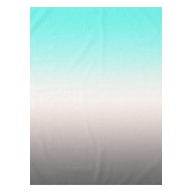 Nappe Ombre gris turquoise (Devant)