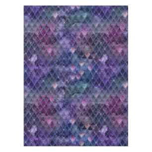 Nappe Ombre violet chatoyante et Parties scintillant Dra