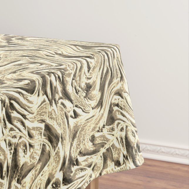Nappe On dirait un mur texturé dans les tons beiges (In Situ)