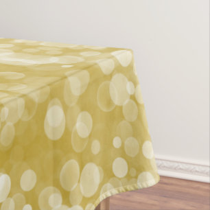 NAPPE OR DE CHAMPAGNE ET BULLES BLANCHES