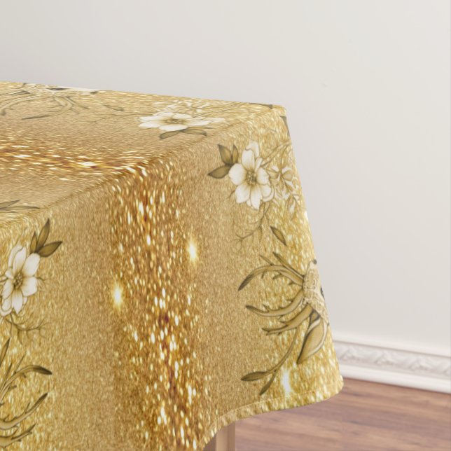 Nappe Or Floral Reindeer Holiday (In Situ)