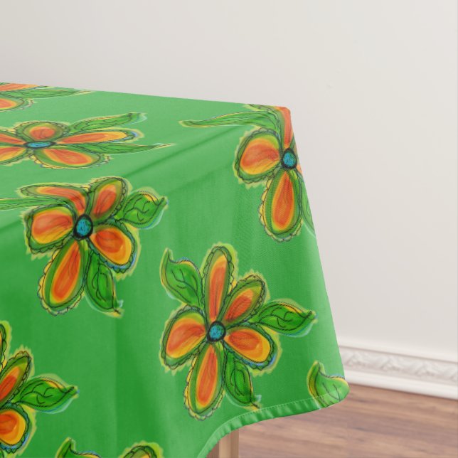 Nappe Orange Colorée (In Situ)