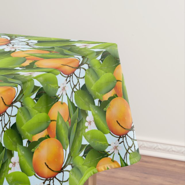 Nappe Oranges Agrumes Fruit Floral (In Situ)