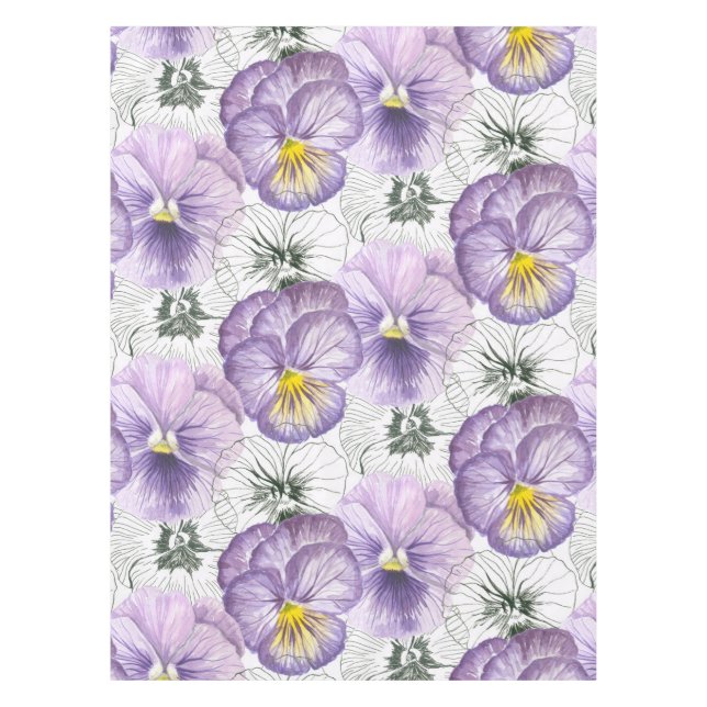 Nappe Pansy motif (Devant)