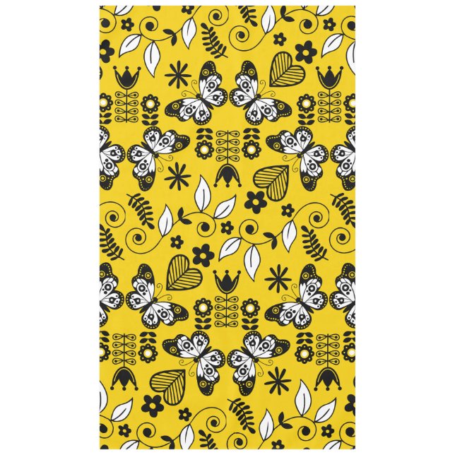 Nappe Papillon art populaire scandinave (Devant)