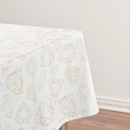 Nappe Parties scintillant d'or Gemstone Anniversaire Tab