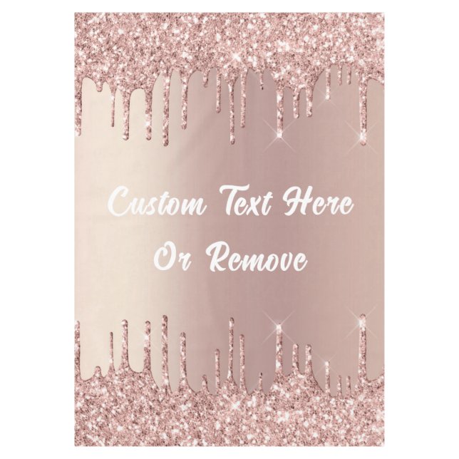 Nappe Parties scintillant rose Gold Blush Drivers votre  (Devant)