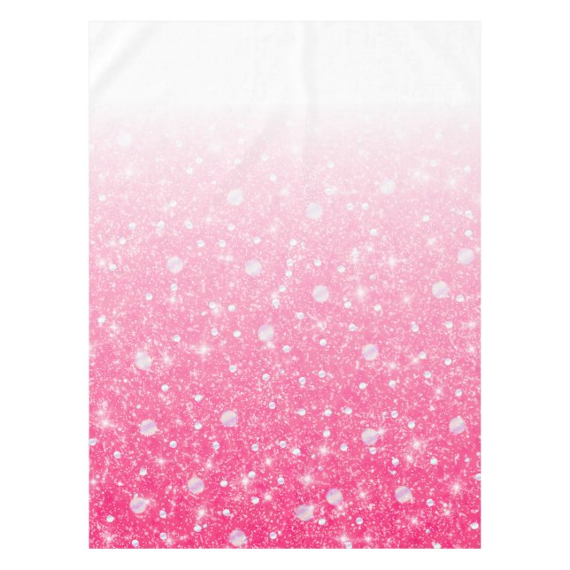 Nappe Parties scintillantes roses scintillantes Ombre de (Devant)
