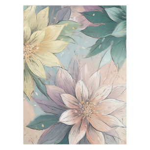 Nappe Pastel Blossom éclate : Floral Explosion Motif