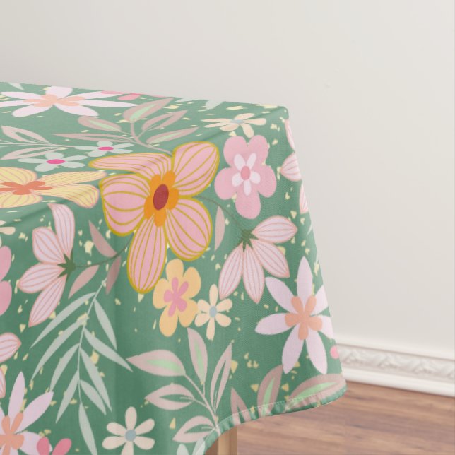 Nappe Pastel Floral patron C01 LGreen BG (In Situ)
