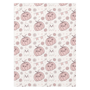Nappe Pastel Pink Halloween Motif sans couture (2)