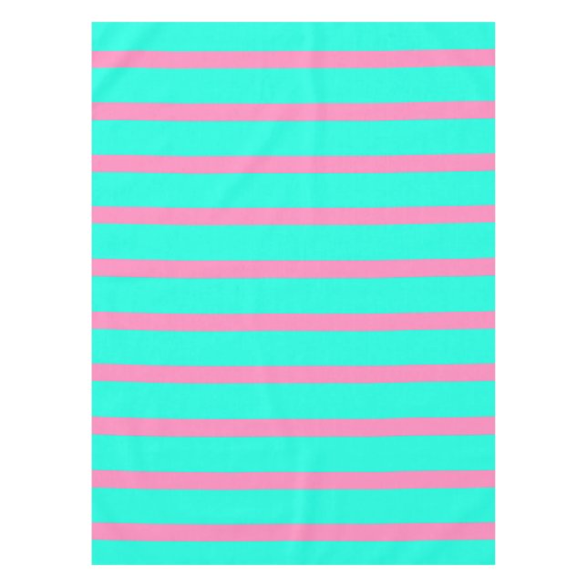 Nappe Pastel Turquoise Bleu Vert Et Rose (Devant)