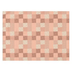 Nappe Patchwork Rose Rétro