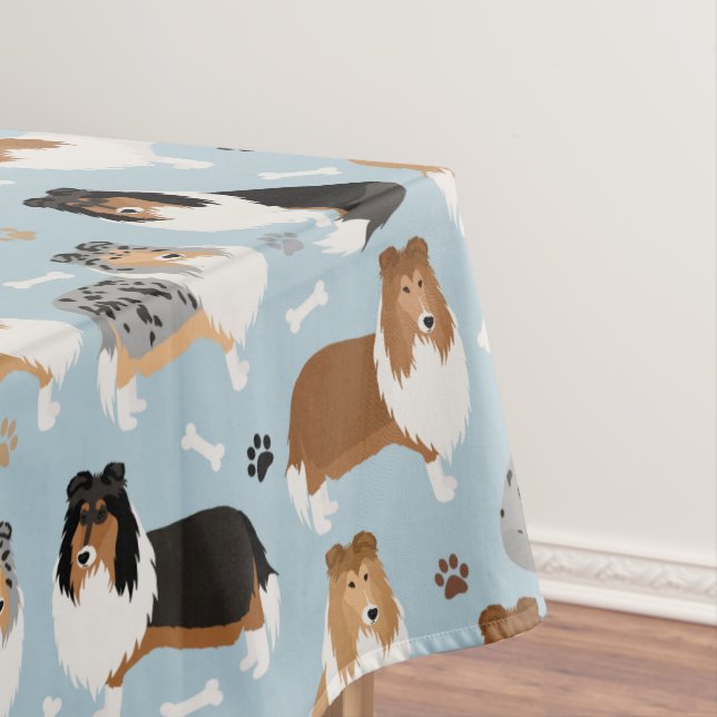 Nappe Pâtes et os de collie rugueux (In Situ)