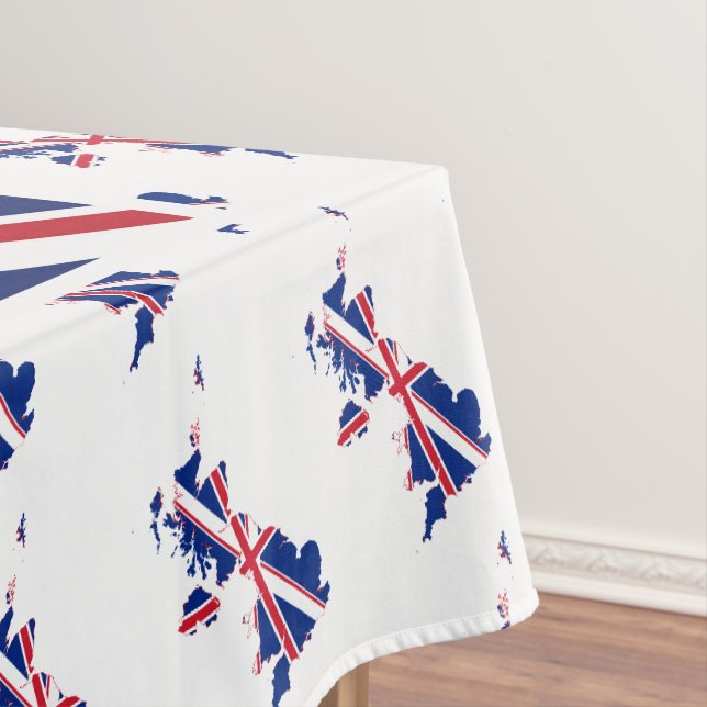 Nappe Patriotique britannique UNION JACK (In Situ)