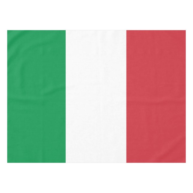 Nappe Patriotique italien de drapeau de l'Italie (Devant (Horizontal))