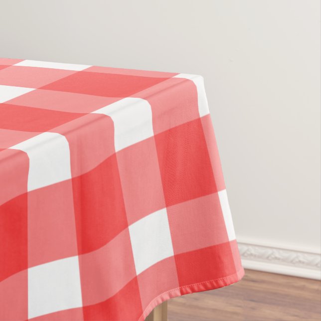 Nappe Patters rouges Gingham (In Situ)