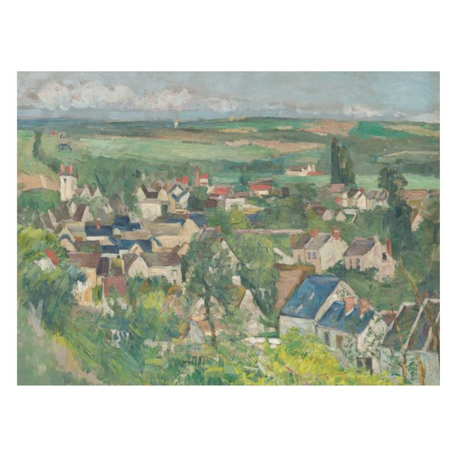 Nappe Paul Cezanne - Auvers, Vue panoramique (Devant (Horizontal))