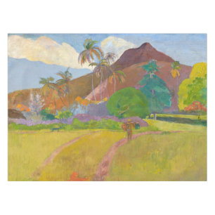 Nappe Paul Gauguin - Paysage tahitien
