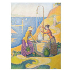 Nappe Paul Signac - Femmes dans le puits