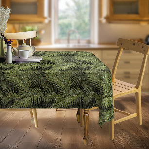 Nappe Paume mousseux Feuille Motif vert ID831