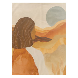 Nappe Paysage Abstrait de Boho (17)