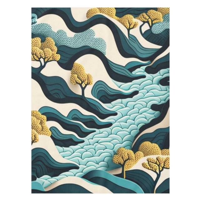 Nappe Paysage Moderne (Devant)