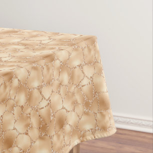 Nappe Peach Gold Parties scintillant Glam Sparkle Giraff