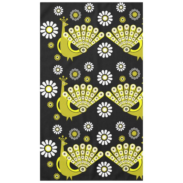 Nappe Peacock Bird Art graphique (Devant)