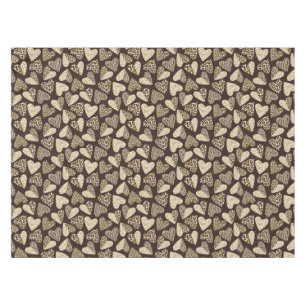 Nappe Peau d'animal avec des coeurs