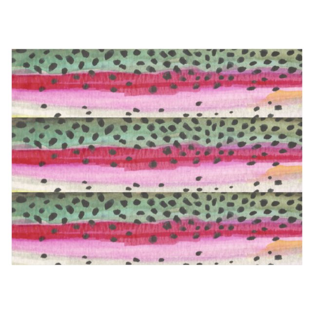 Nappe Pêche à la truite arc-en-ciel (Devant (Horizontal))