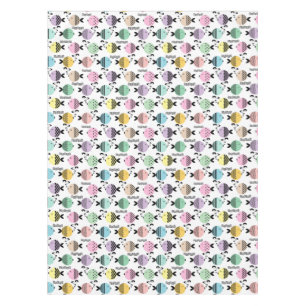 Nappe Pêche sans mer abstrait scandinave marine moderne
