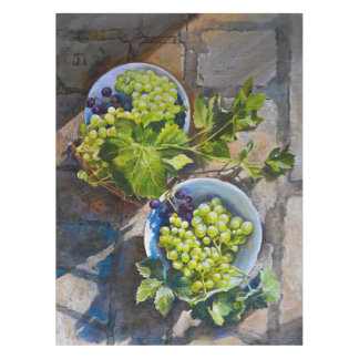 Nappe Peinture de nature morte de raisin vert