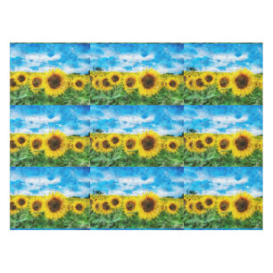 Nappe Peinture de tournesols