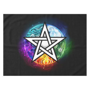 Nappe pentagramme du Wiccan