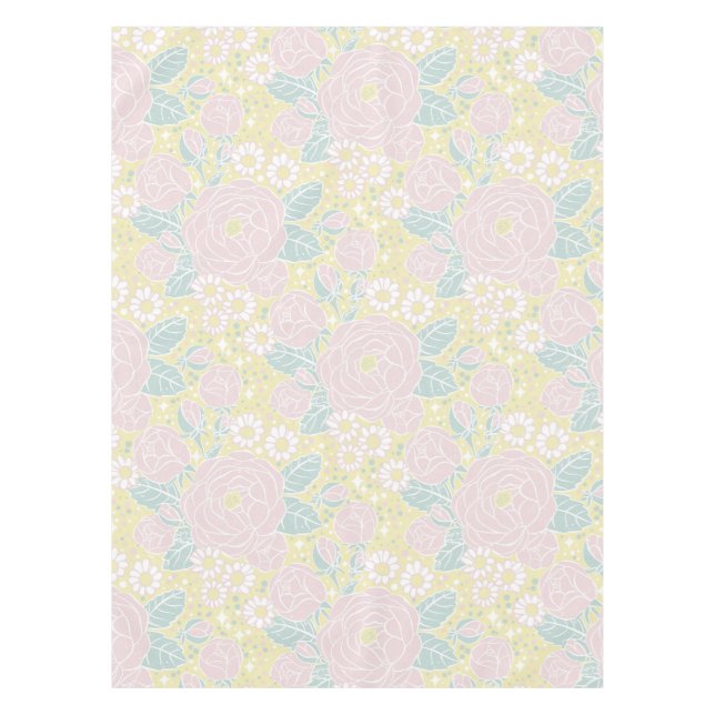 Nappe Peonées d'été - piglets et beurre (Devant)