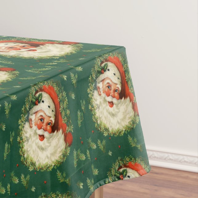 Nappe Père Noël adorable, Noël (In Situ)