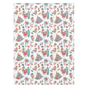 Nappe Père Noël tropicale