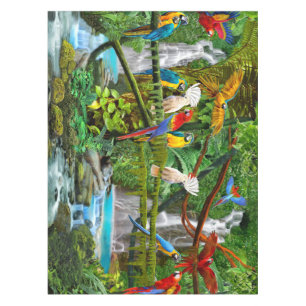 NAPPE PERROQUETS DANS LE PARADIS